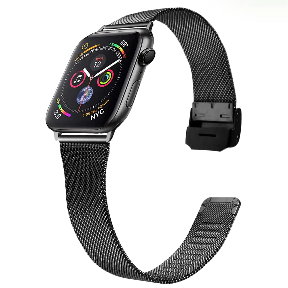 Milanese Adjustable Stainless Steel Metal Strap