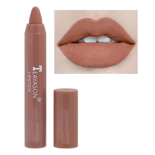 Matte 12-Color Lipstick and Nourishing Lip Gloss Pen