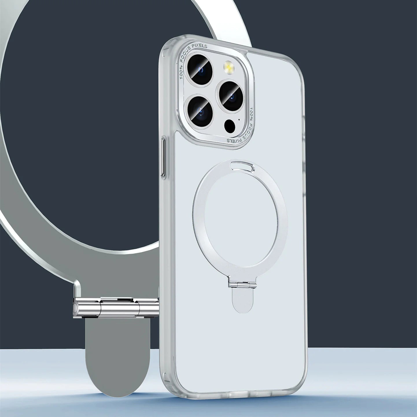 Magnetic Stand Silicone Phone Case