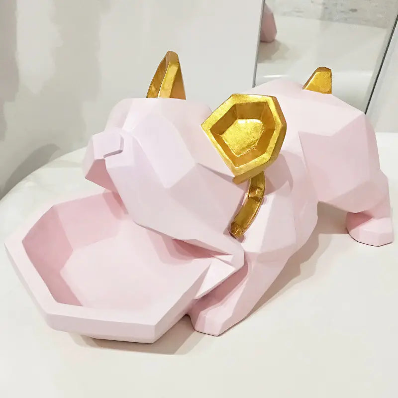Nordic Bulldog Figurine - Creative Storage Box