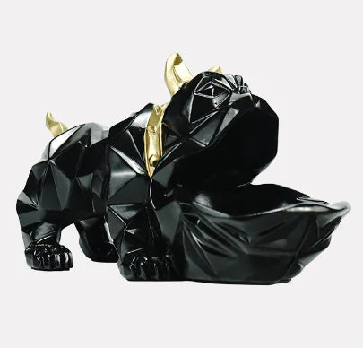 Nordic Bulldog Figurine - Creative Storage Box