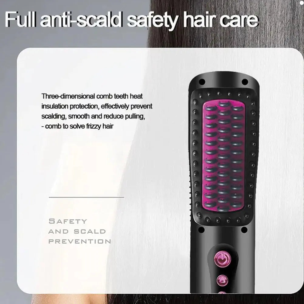USB Wireless Professional Hair Straightener & Curler Tool