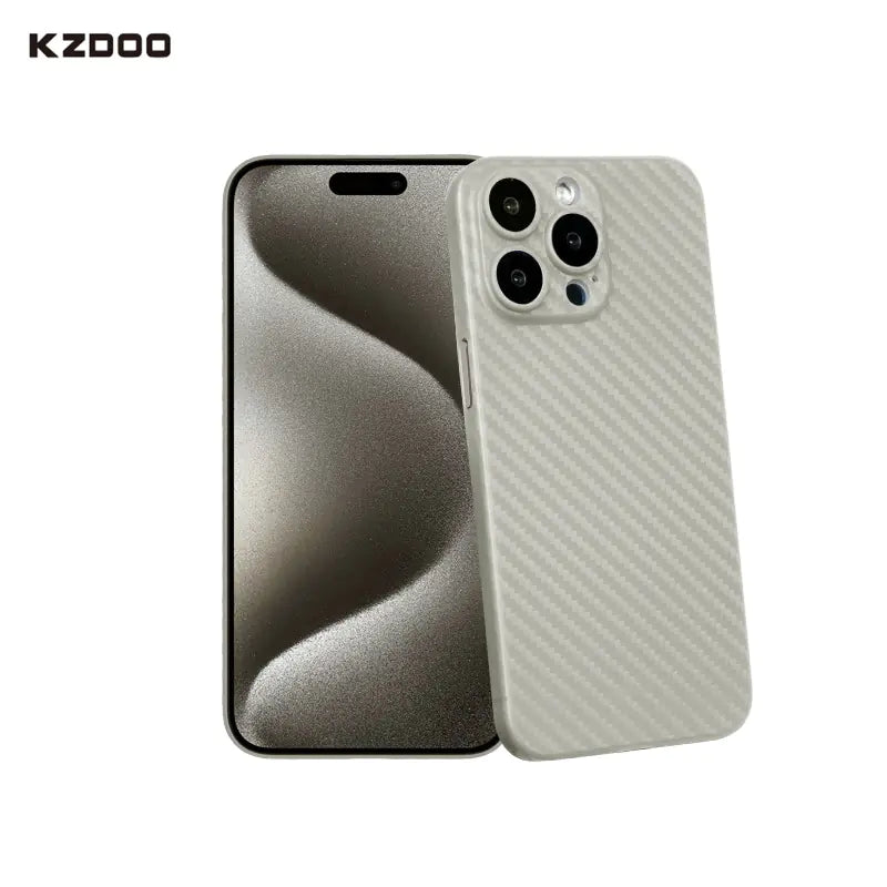 KZDOO Air Carbon Fiber Case for iPhone 15 Pro Max