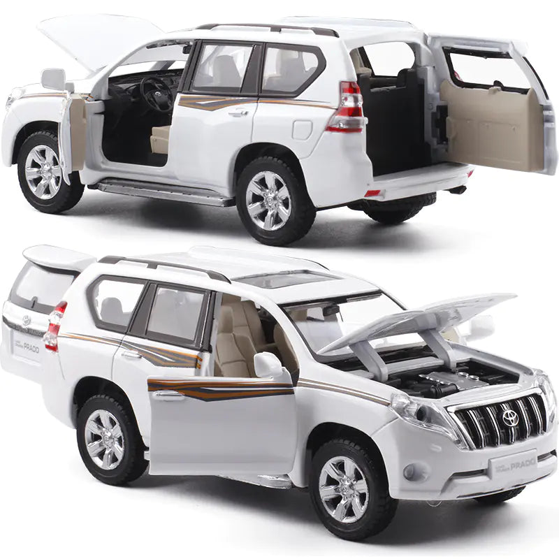 Toyota Prado Alloy Sound and Light Toy Model