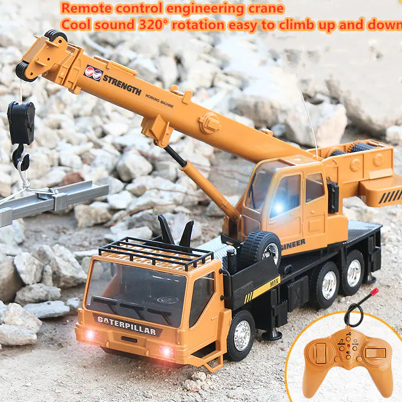 Remote Control Electric Crane Toy for Kids, Rechargeable