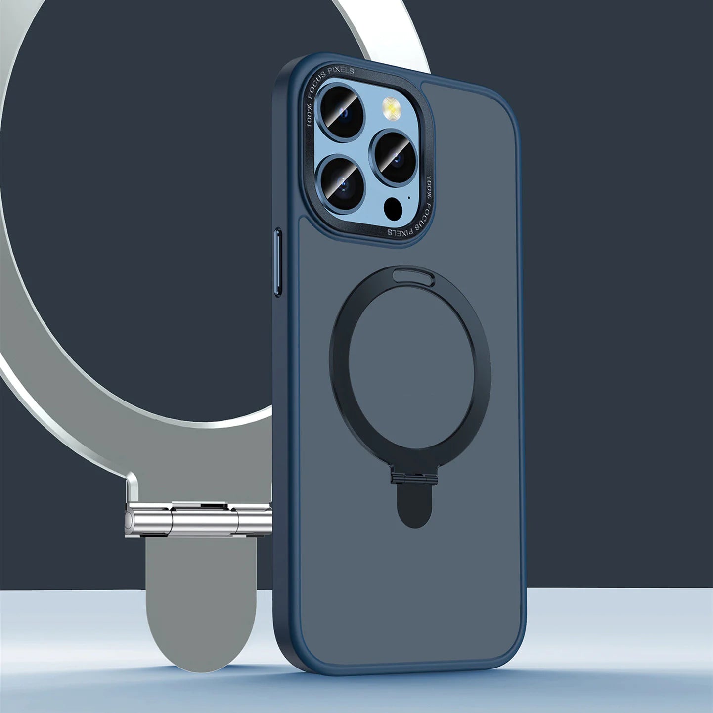 Magnetic Stand Silicone Phone Case