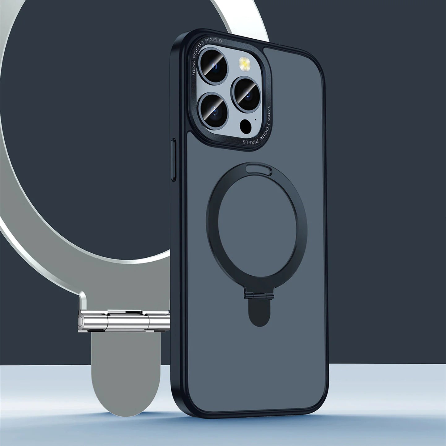 Magnetic Stand Silicone Phone Case