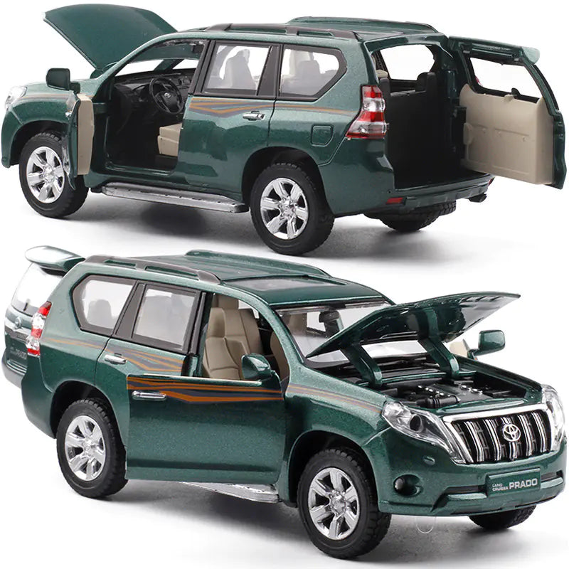Toyota Prado Alloy Sound and Light Toy Model