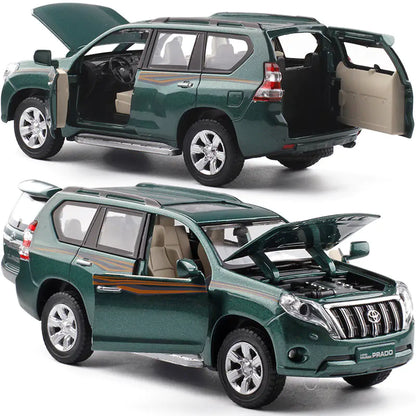 Toyota Prado Alloy Sound and Light Toy Model