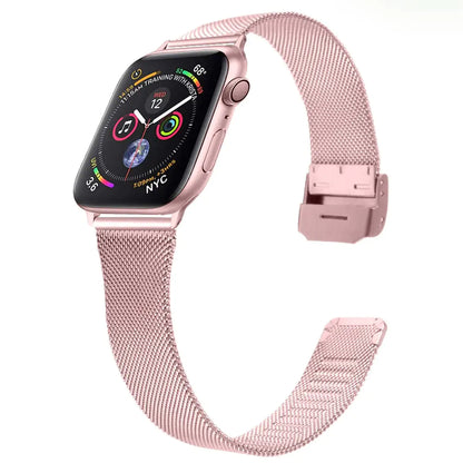 Milanese Adjustable Stainless Steel Metal Strap