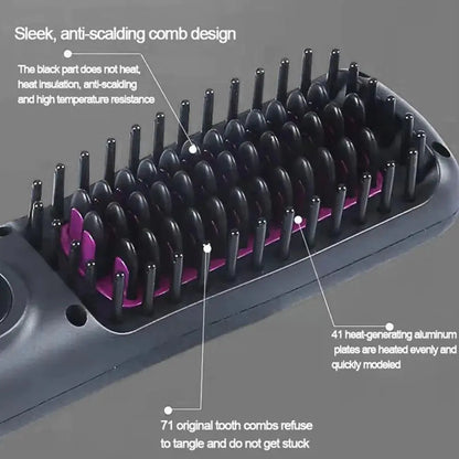 USB Wireless Professional Hair Straightener & Curler Tool