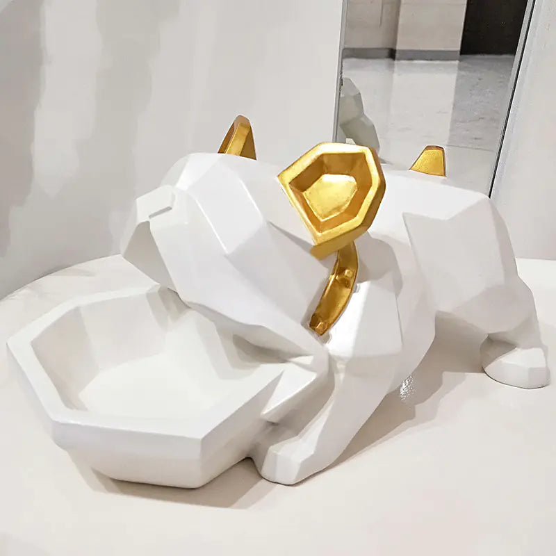 Nordic Bulldog Figurine - Creative Storage Box