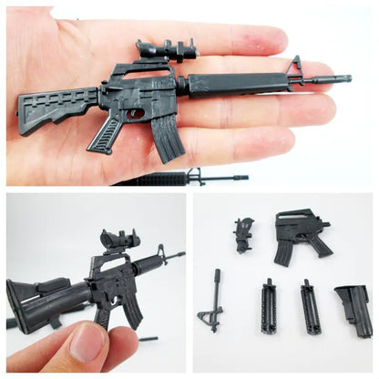 New Mini DIY Toy Gun for Kids with Capsule Assembly