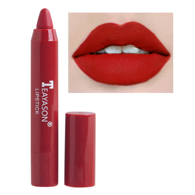 Matte 12-Color Lipstick and Nourishing Lip Gloss Pen