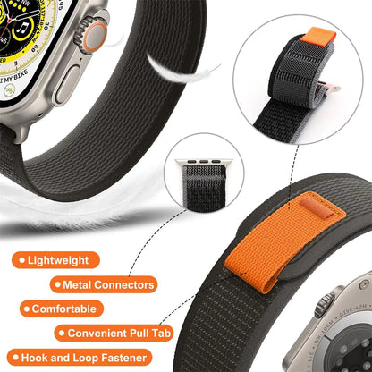 Trail Loop for Apple Watch Band 49mm to 40mm Sizes