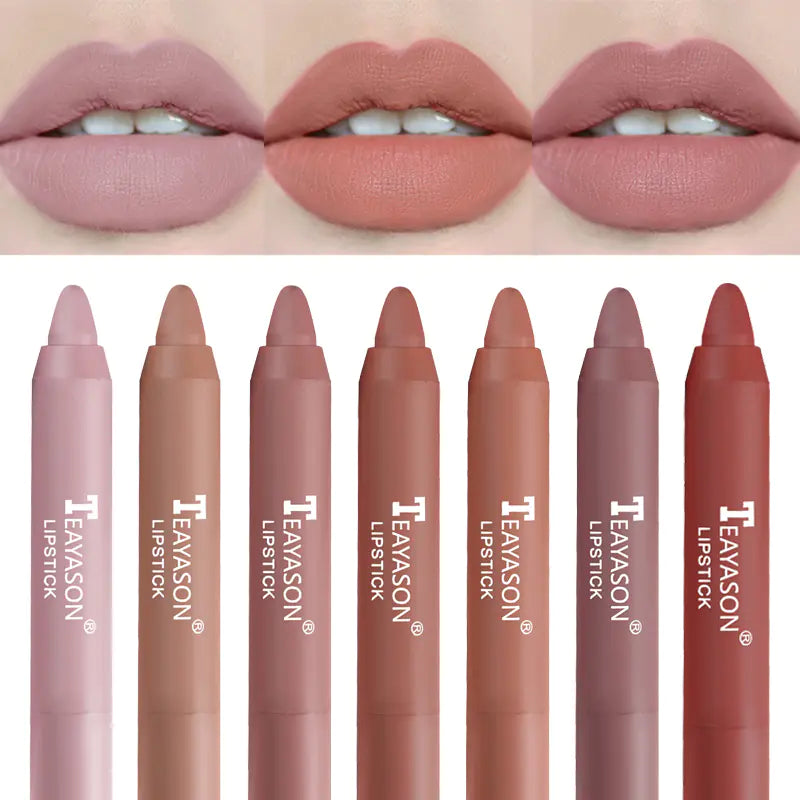 Matte 12-Color Lipstick and Nourishing Lip Gloss Pen