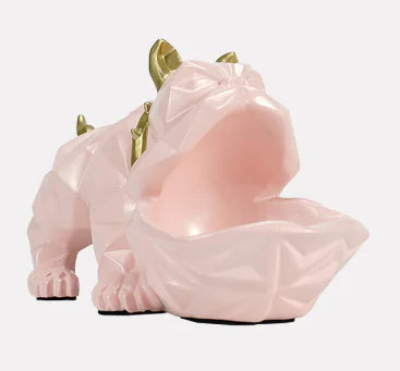 Nordic Bulldog Figurine - Creative Storage Box