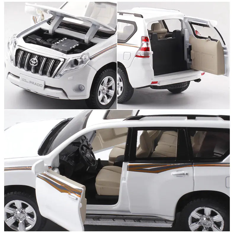 Toyota Prado Alloy Sound and Light Toy Model