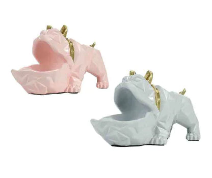 Nordic Bulldog Figurine - Creative Storage Box