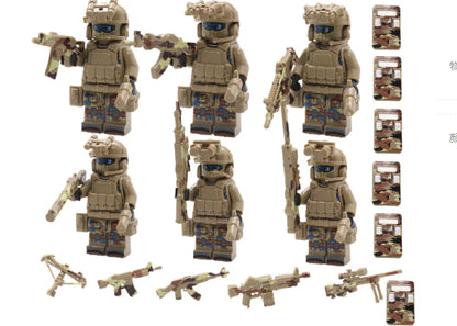 WW2 Military Special Forces Building Blocks Set (One Set)