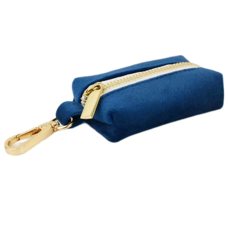Velvet Pet Collar with Traction Rope
