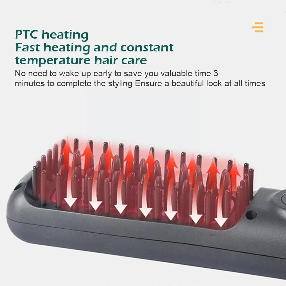 USB Wireless Professional Hair Straightener & Curler Tool