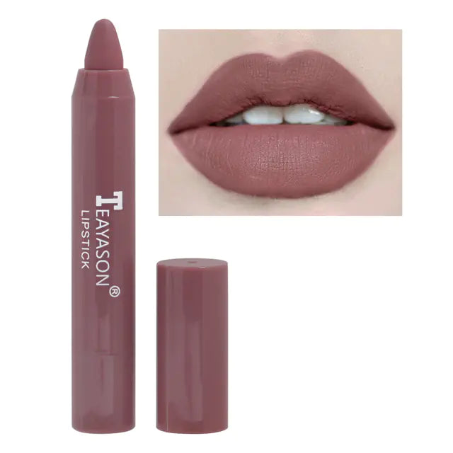 Matte 12-Color Lipstick and Nourishing Lip Gloss Pen