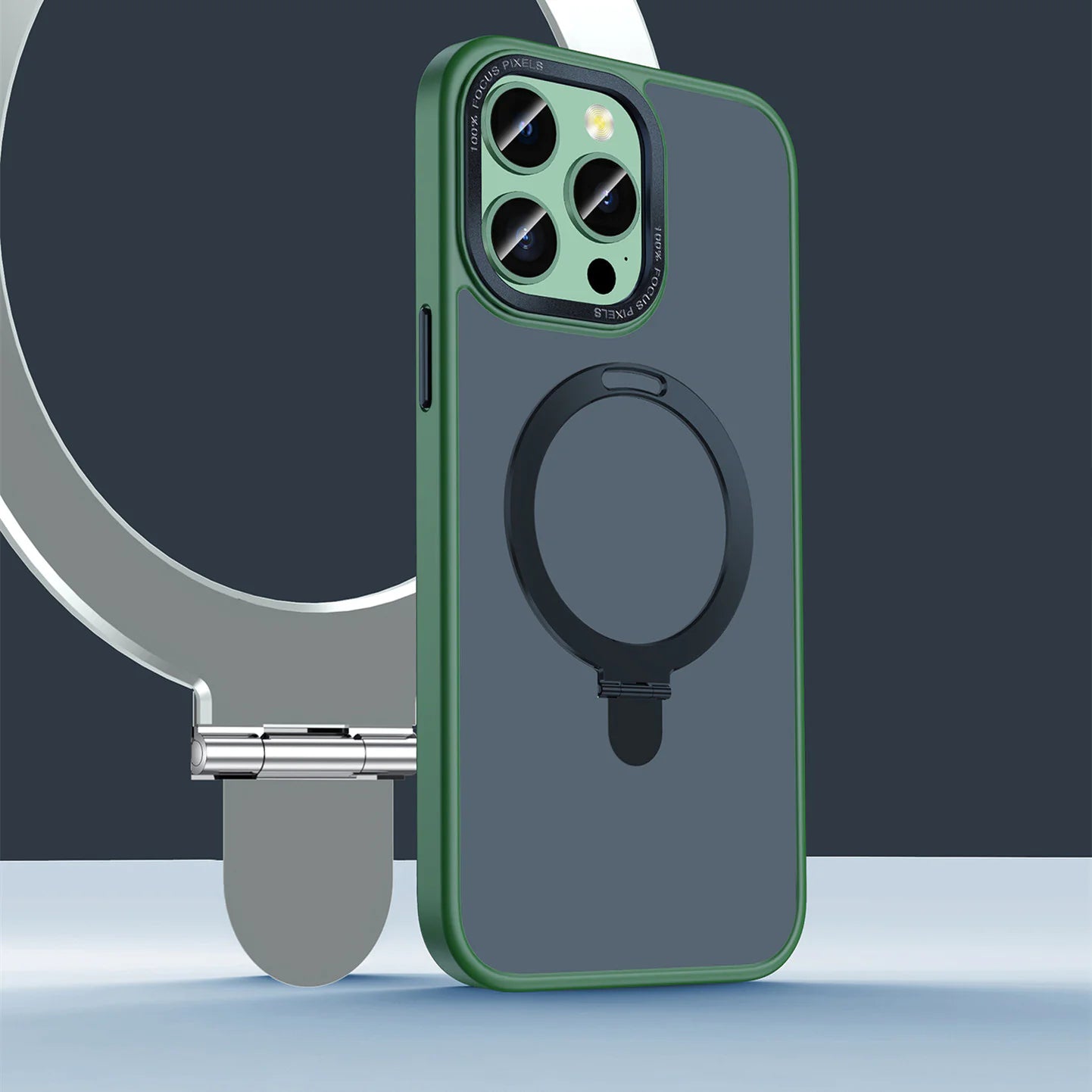 Magnetic Stand Silicone Phone Case