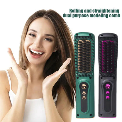 USB Wireless Professional Hair Straightener & Curler Tool