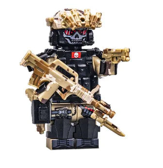 Ghost Explosion-proof Military Compatible Lego Set (One)