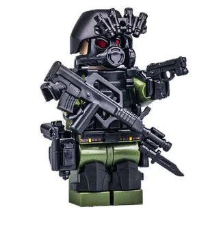 Ghost Explosion-proof Military Compatible Lego Set (One)
