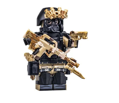Ghost Explosion-proof Military Compatible Lego Set (One)